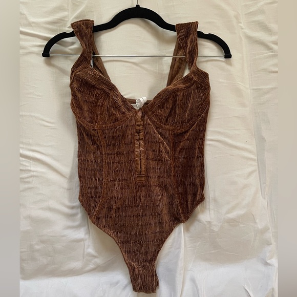 Urban Outfitters Tops - Urban outfitters corduroy bodybsuit